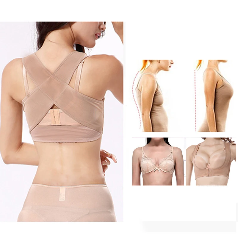 

Women Body Support Belt Orthopedic Back Brace Posture Corrector Body Slimming Shape Shoulder Bulider Corrector Posture Corrector