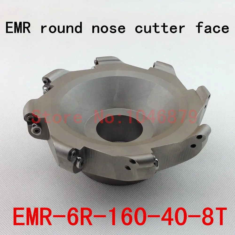 

EMR round nose surface nc milling cutter, cnc milling cutter.EMR-6R-160-40-8T