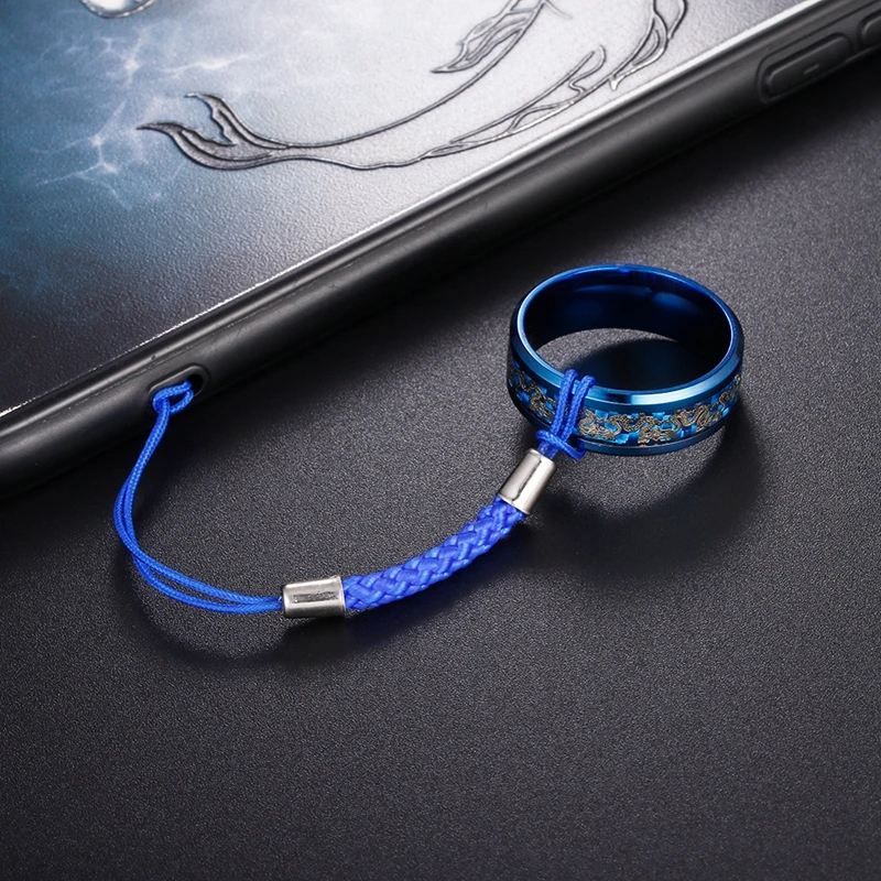 

Simple Phone dragon ring lanyard detachable multi-function strap ID card key ring phone lanyard strap phone accessories 2019 New