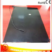 Черный Подогрев кровати силиконовый резиновый нагреватель 220 в 3000 Вт 750*1150*1,5 мм 1000 мм свинцовый провод выходящий из 750 мм стороны с заплаткой