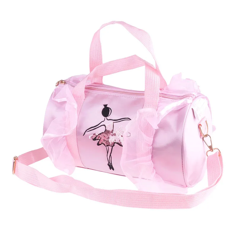 Fashion Kids Girls Ballerina Dance Ballet Bag Shoulder Duffel Bag with