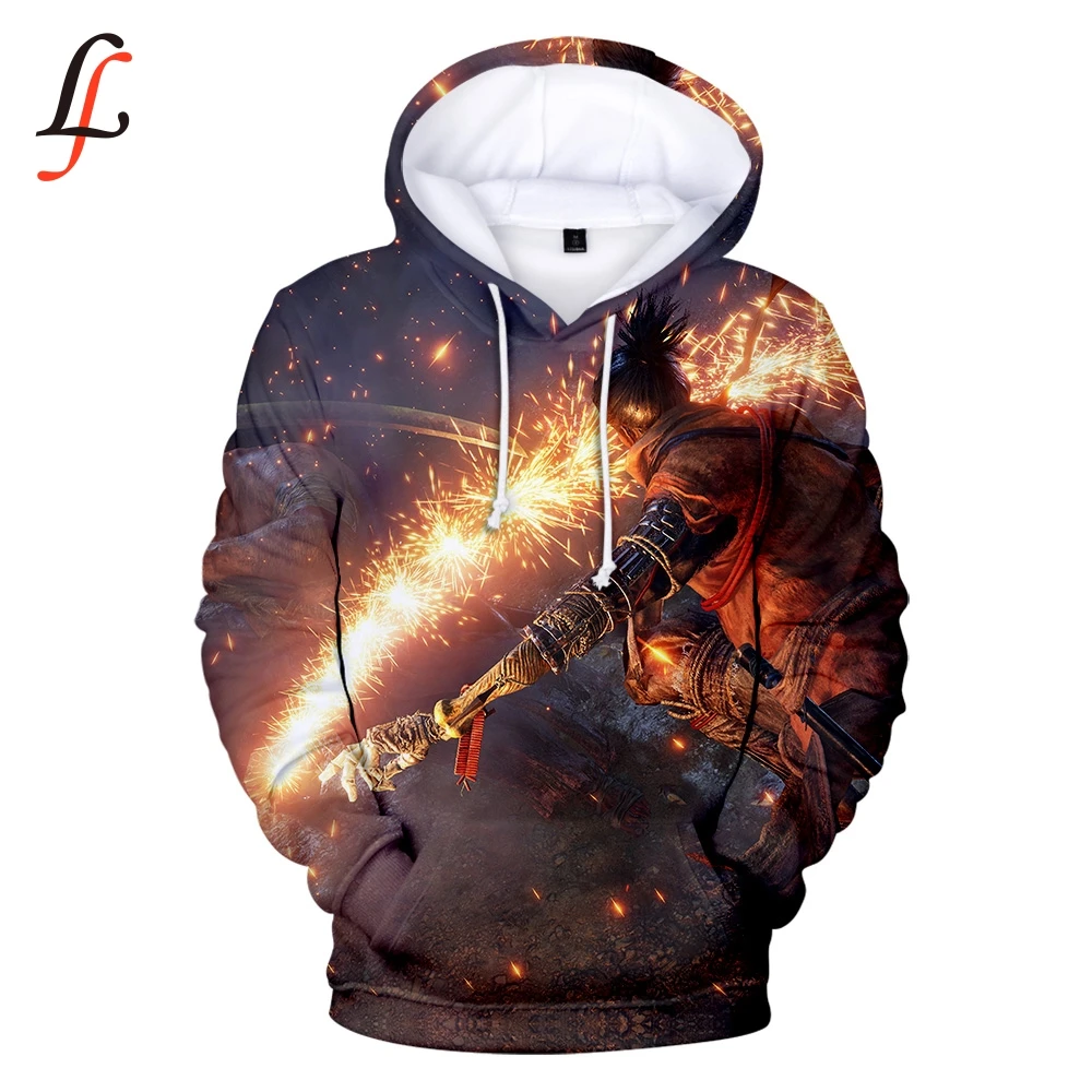 

SEKIRO SHADOWS DIE TWICE 3D Men Long Sleeve Hooded Sweatshirt Loose Casual Warm Hoodies Sweatshirts unisex Jumper Tracksuits