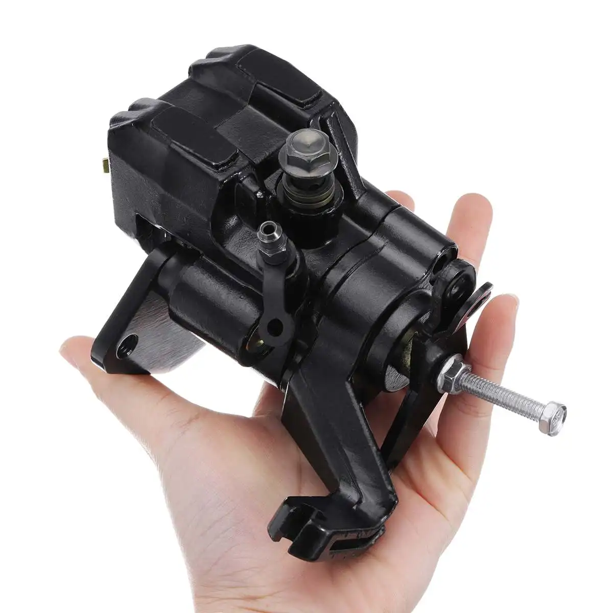 Для Yamaha 87-06 Banshee ATV задний тормозной суппорт для Blaster Raptor 200 350 Черный Легкая установка для Banshee/Blaster