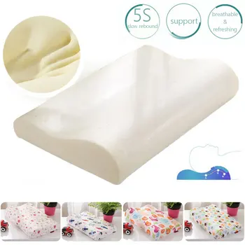 

40x25cm Children Baby Pillows Soft Rebound Memory Foam Pillow Home Bed Sleeping Cushion Bedding 4 Colors Breathable Washable