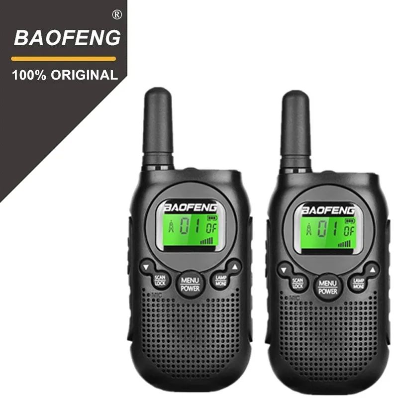 2pcs 2019 Newest License Free BAOFENG Two Way Radio BF T6 Walkie Talkie T6 Mini Kids 1