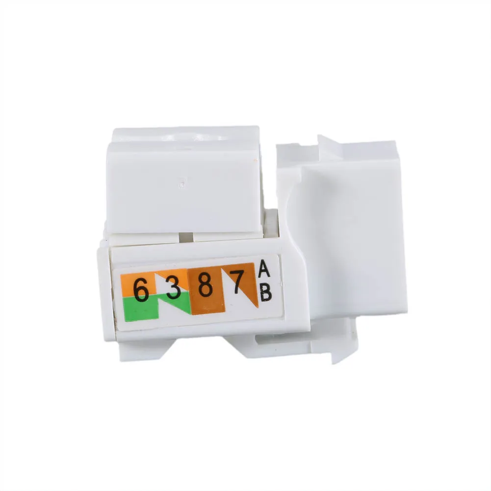 

Newly 50 Pcs Generic Cat6 RJ45 Keystone Jack Punch-Down Stand Ethernet Module Coupler DC128