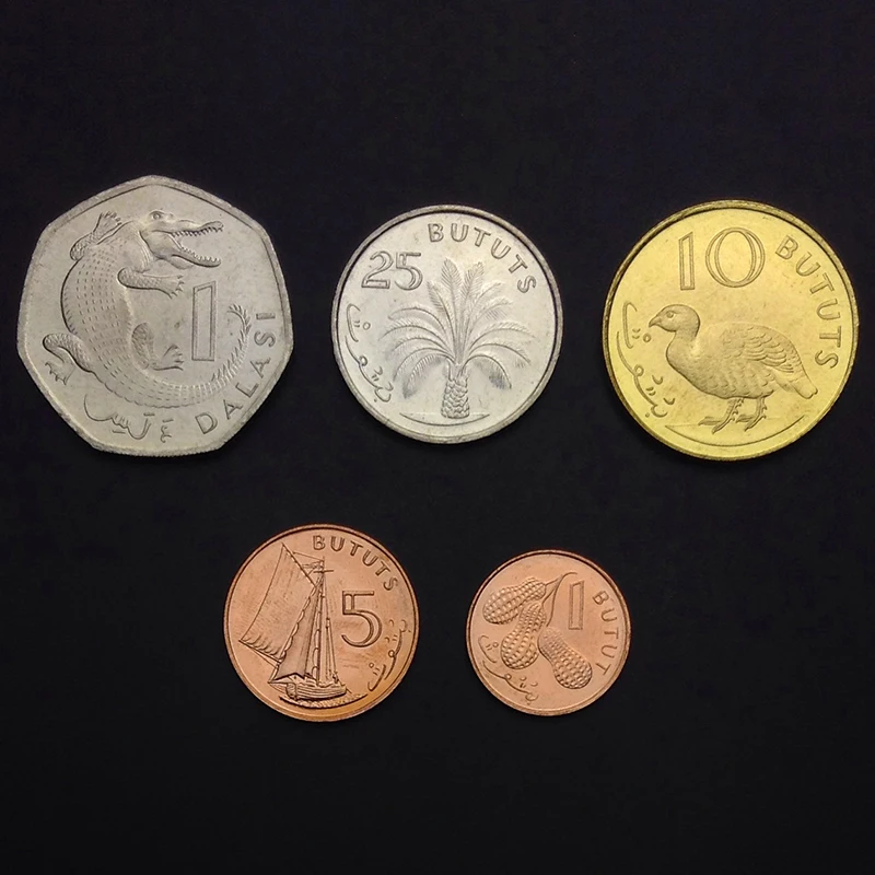 

5pcs coin 100% original coin Not circulated
