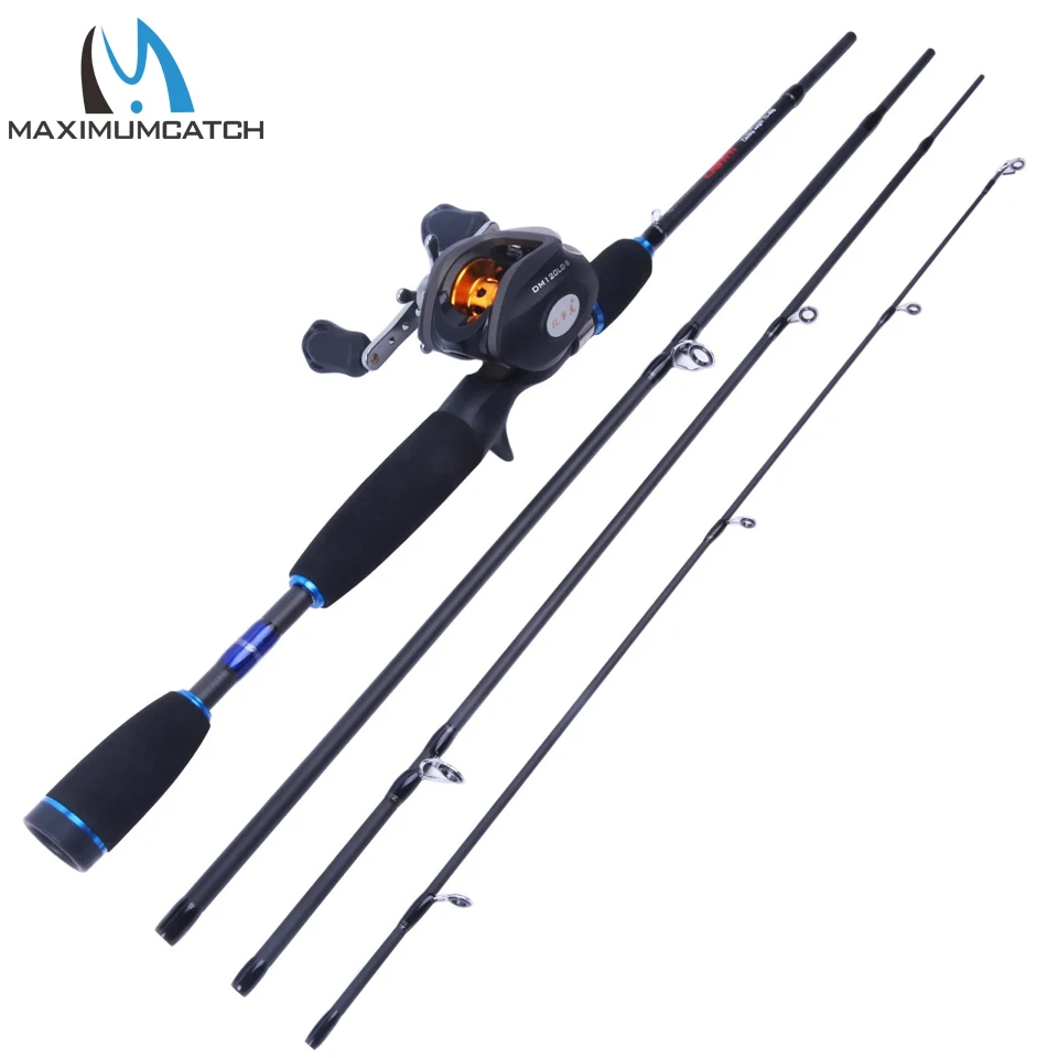 Bass fishing baitcaster combo Outlet