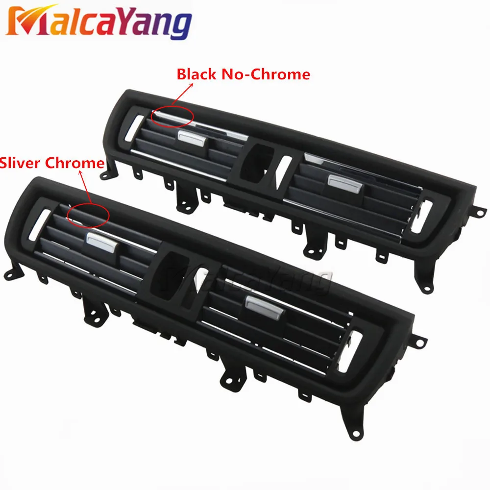 

Front Row Wind Center Air Conditioning Vent Grill Outlet Panel With Chrome Plate For BMW 5 Series F10 F18 /