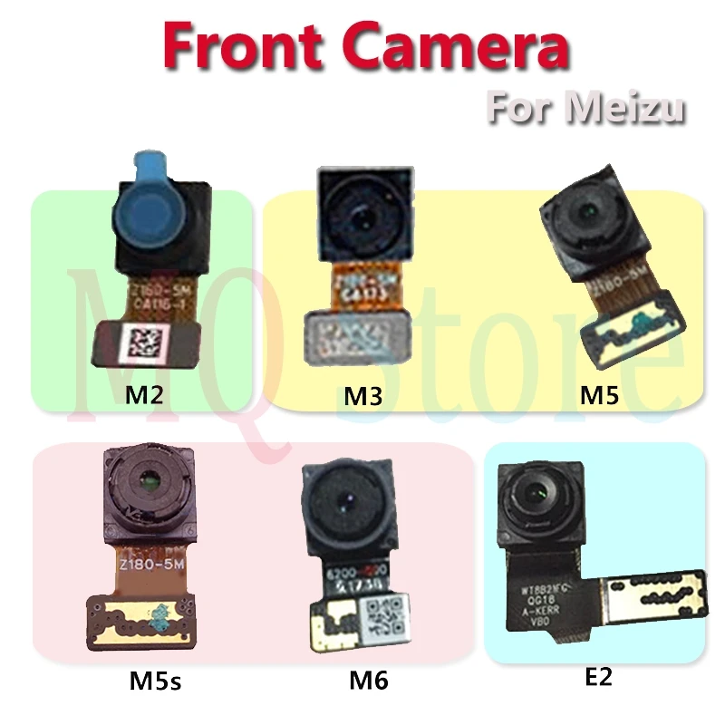 For Meizui M2 M3 M3s M5 M5s M6 E E2 New Tested Facing Front Small Camera Module Flex Cable Repair Parts