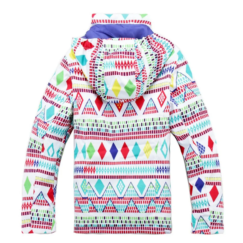Gsou para mujer Chaquetas de esquí traje de snowboard para mujer de esquí nieve abrigo ropa chaqueta esqui Mujer