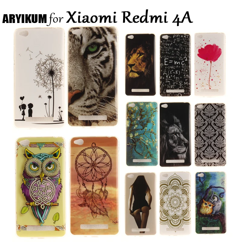 ARYIKUM Silicone Case For Xiaomi Redmi 4A Pro 16gb 2gb 32gb Redmi4A SmartPhone Cover Xaomi Xiami Xiomi Funda etui |