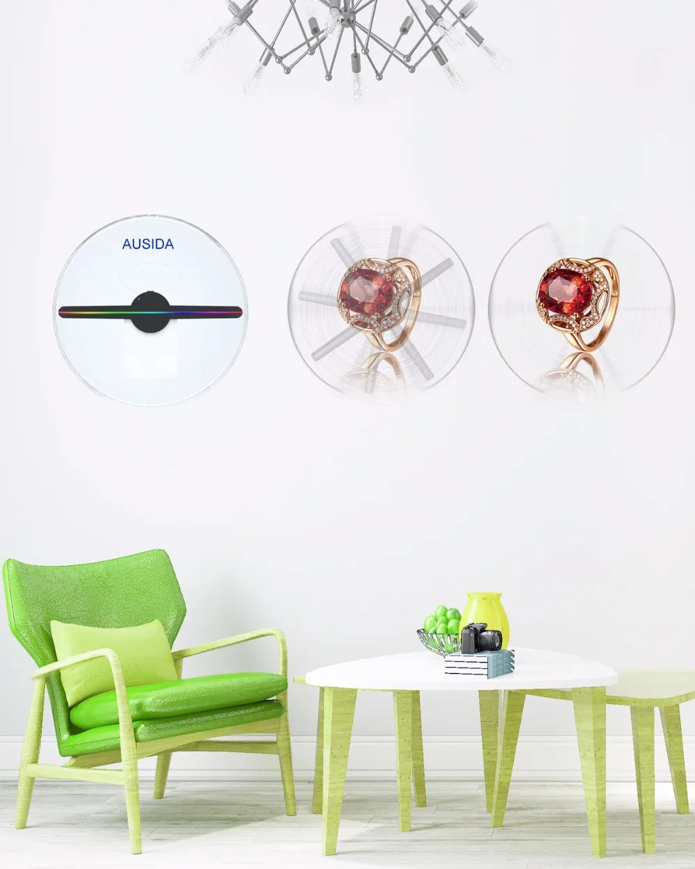 ausida 3D hologram fan 2  