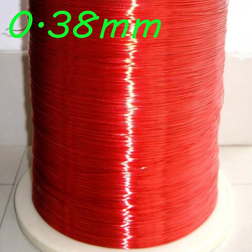 

cltgxdd 0.38mm QA-1-155 2UEW Red Magnet Wire Enameled Copper wire Magnetic Coil Winding