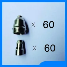 11.11 big promotion new plasma cutter accesories= 120 pcs P80 torch consumables Cutting electrode tips plasma cutting gun