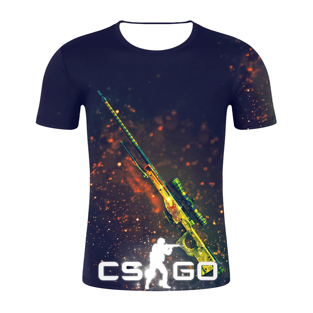 

New Summer Fashion 3D T Shirt Short Sleeve Tee Counter Strike Global Offensive CSGO Men/Women T-Shirts Homme Brand Clothing