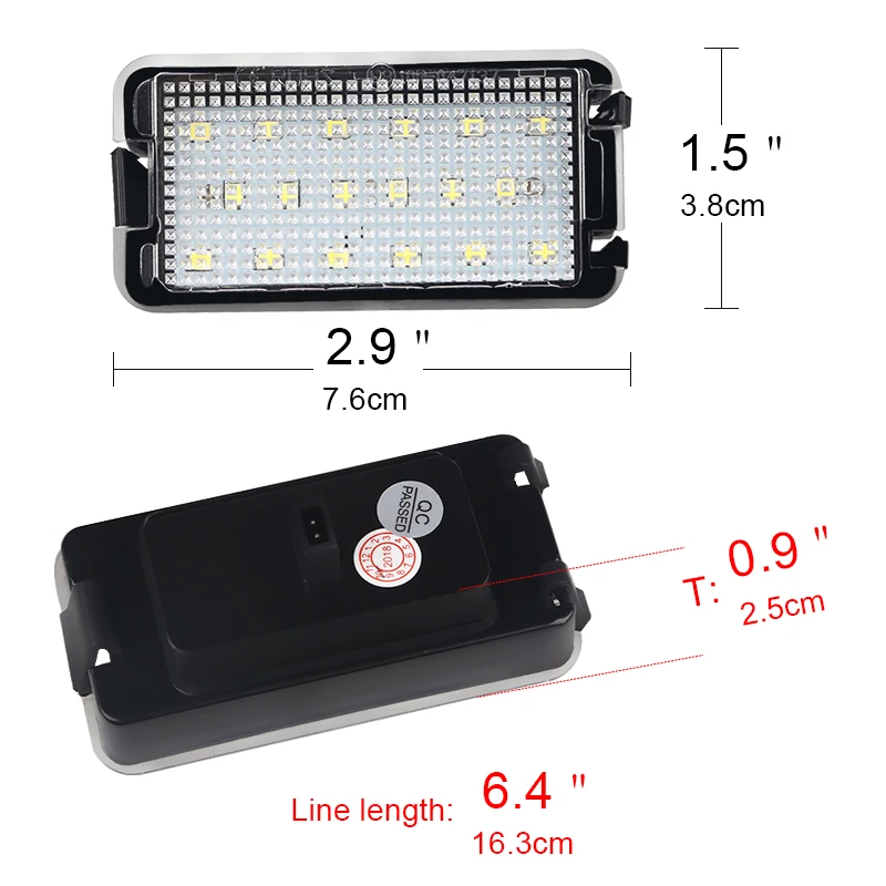 2 шт. светодиодный номер Подсветка регистрационного номера лампа 12V 6000K белый 3W Canbus для Seat Altea Arosa Ibiza Cordoba Leon To светодиодный o до светодиодный o III