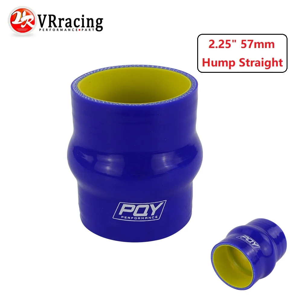 

VR Racing - Blue & Yellow 2.25" 57mm Hump Straight Silicone Hose Intercooler Coupler Tube Pipe With PQY Logo VR-HSH00225-QY