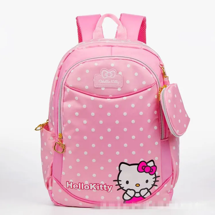 Большой Вместительный рюкзак для отдыха и путешествий Hello kitty, чехол-карандаш
