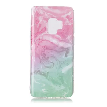 

20pcs/lot Marble pattern Soft TPU Case Cover For Samsung Galaxy S9 Plus / S9