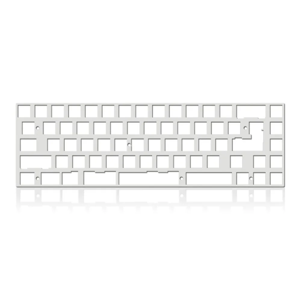 65% CNC алюминиевая пластина для пользовательской механической клавиатуры