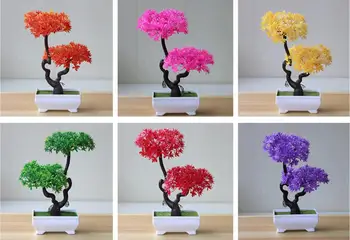 

Festive & Party home decoration bonsai plastic artificial Fake Simulation plants Flower A076