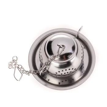 

Strainer / infuser / tea spoon shaped teapot with tray.