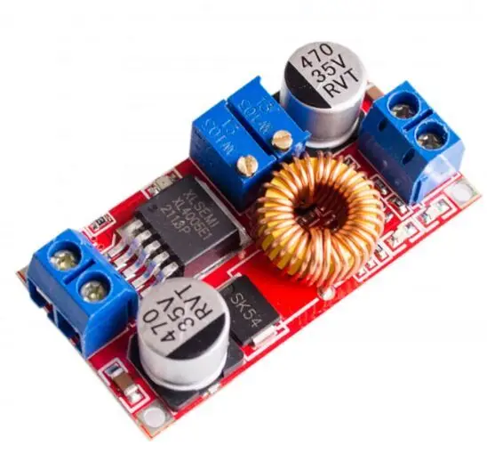 1pcs 5A DC to DC CC CV Lithium Battery Step down Charging Board Led Power Converter Lithium Charger Step Down Module преобразователь no dc dc 10 4 35v 1 25 25 2a cc cv