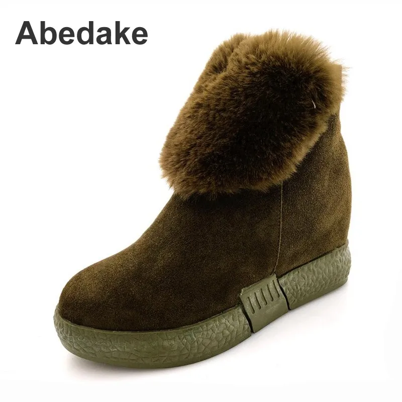 snow boots winter genuine leather solid color women winter boots adult round toe flat heel ankle boots for women jawakye round toe silver chains studded ankle boots women flat heel genuine leather winter shoes motocycle boots for women