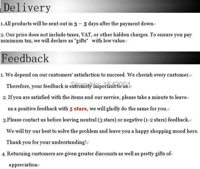 feedback