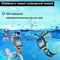 Детские умные часы T16 наручные часы с gps-трекером SOS gps Wi-Fi местоположение водонепроницаемый IP67 фонарик камеры HD 1,44 "часы для детской T16
