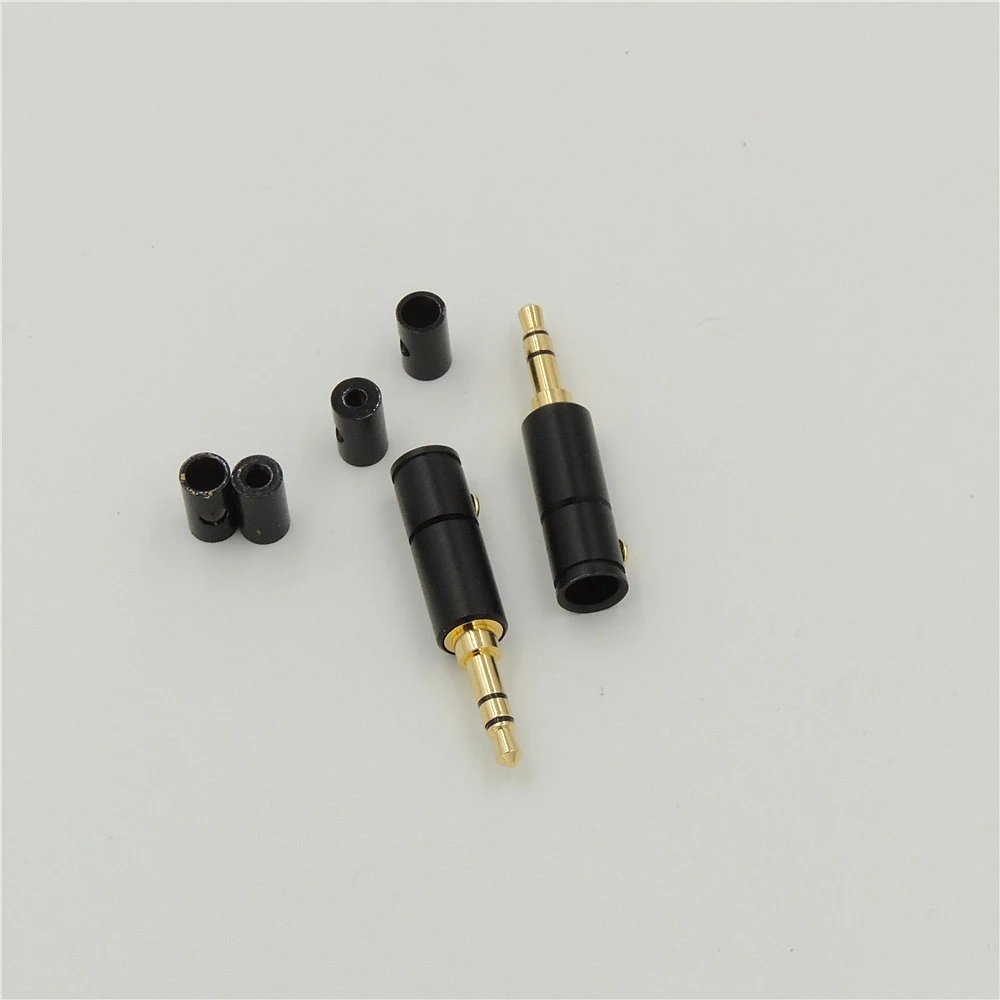 High Quality 3 5mm Male Headphone Plug 3 Pole Stereo Audio Jack DIY Soldering Connector