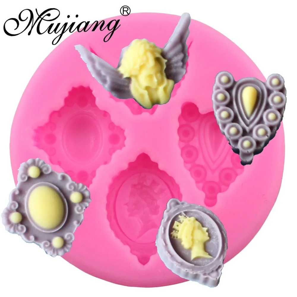 Mujiang Ангел Фея силиконовые помадные формы для сахара инструменты для украшения торта для вечеринки конфеты Fimo глина шоколадные формы для мастики