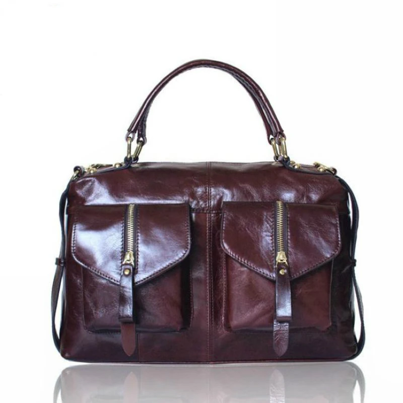 Real Genuine Leather Women Handbags Famous Desinger Women Shoulder Bags