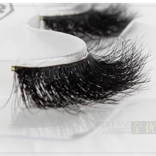 1 пар/уп. натуральный мех норки накладные ресницы ручной работы с высоким качеством супер толстое длинное средство для увеличения глаз для макияжа 3D-03