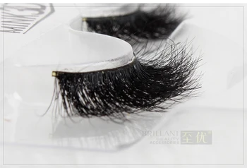 

1 Pair/Set Real Mink Hair False Eyelashes 100% Handmade with High Quality Super Thick Long Eye Extension for Makeup 3D-03