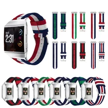 Легкий нейлон Регулируемый замена группы Спорт ремешок для Fitbit ионные для смарт-фитнес-браслет smartband