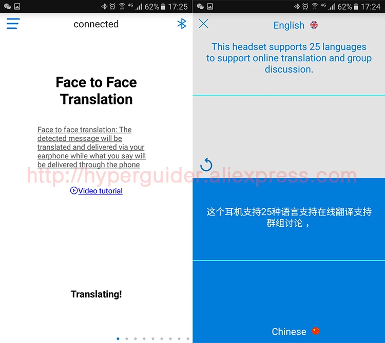 For Dropshipping Wholesale Peiko Translate Earphone Wireless Business Earbuds 25 Languages Bluetooth Headset support customized 4