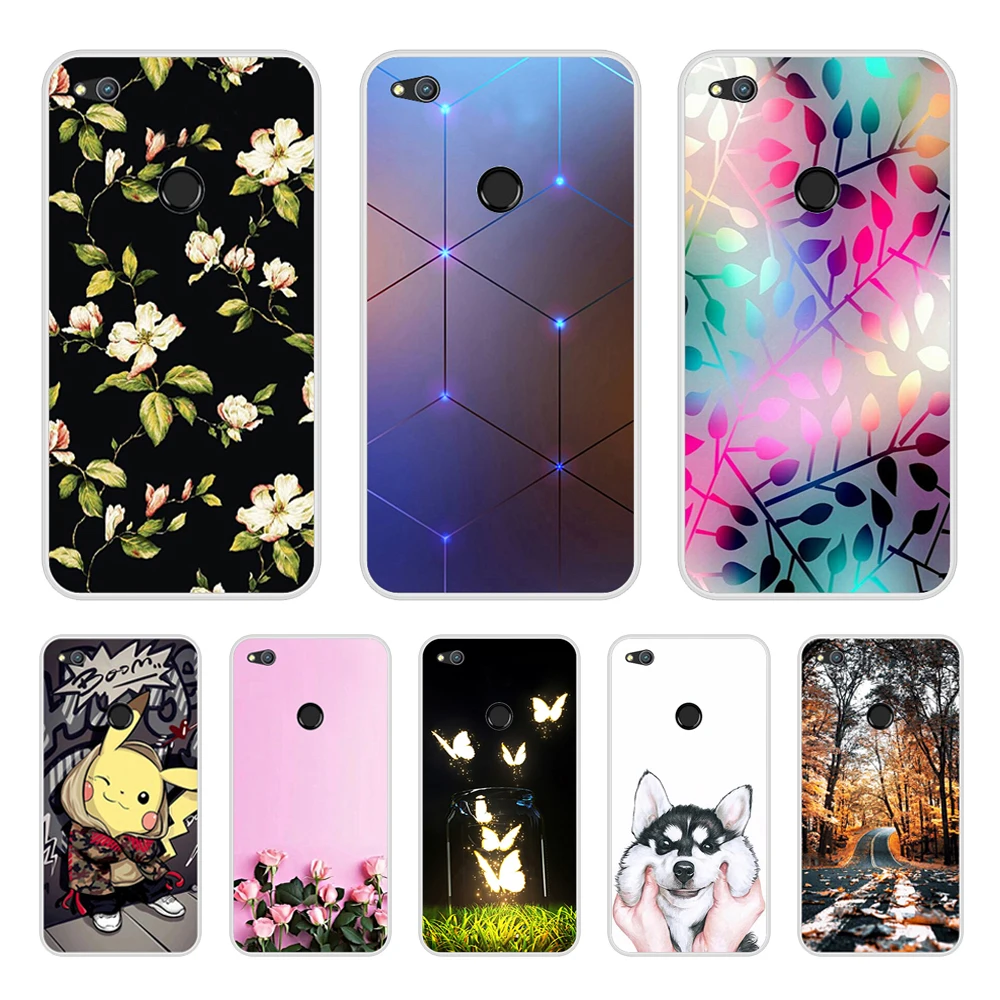 

Case for Huawei Honor 8 lite 5.2" Printing Cute Painted Soft Silicone Back Case Cover FOR Coque Huawei Honor 8 Lite capa Bumper