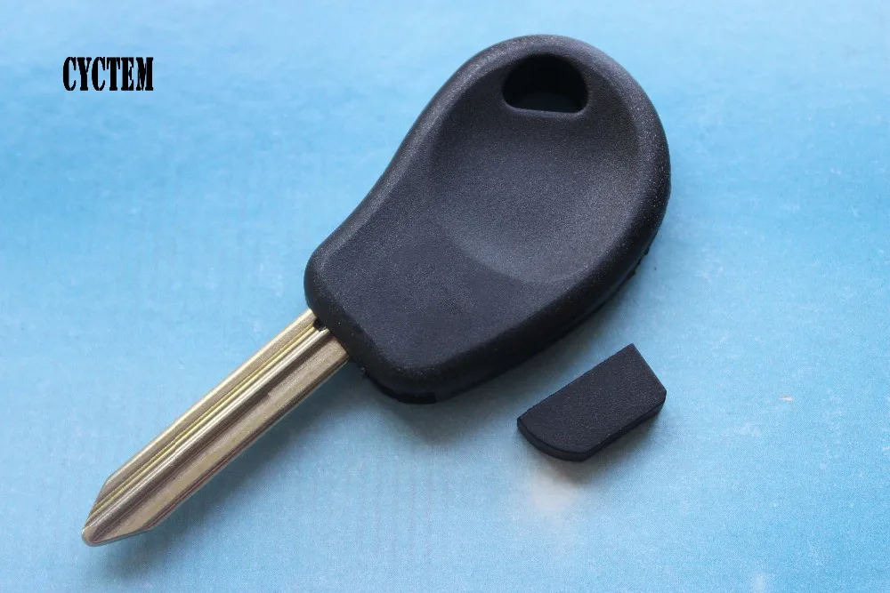 

CYCTEM Car Key Cover Housing Auto Transponder Key Shell Blank Case Replacement Fit For Citroen Elysee Beverly Picasso
