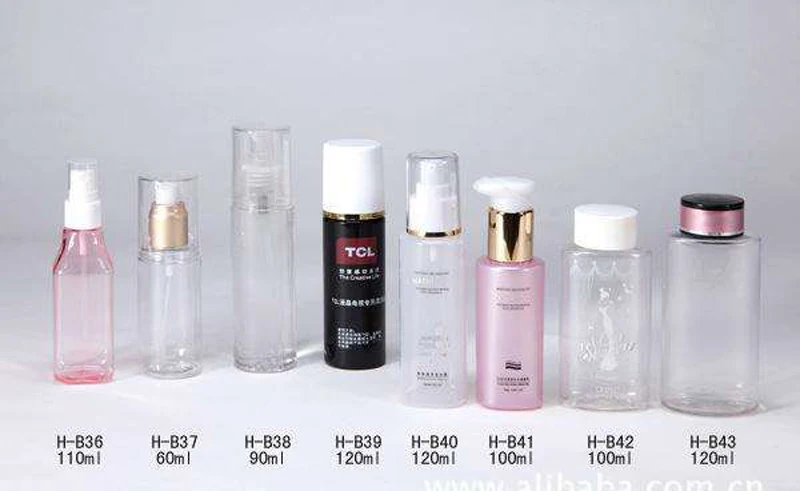 Cosmetics bottles