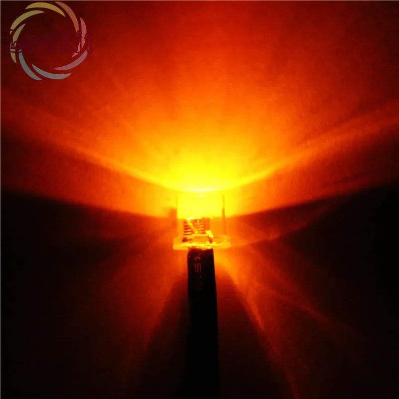

20pcs 5mm Pre-Wired Resistor Flat Top Orange LED 12V DC 20cm Ultra Bright Wide Angle Light Bulb Emitting Diodes DIY HOT SALE