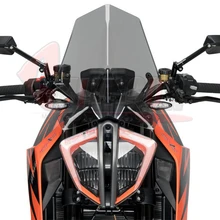 Подходит для KTM 1290 Superduke R 1290 SUPERDUKE-R 18-19 мотоцикл Спорт лобовое стекло ветровой Дефлектор козырек ветрового стекла Viser