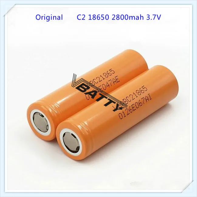 2018 free shipping 100 Authentic for LG C2 battery 18650 2800mah 3.7V