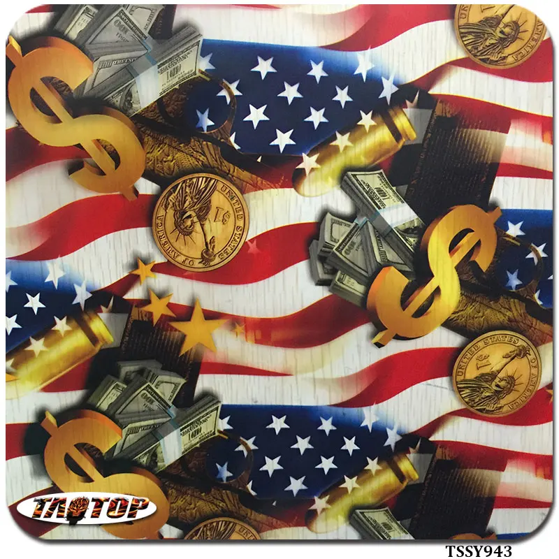 

iTAATOP TSSY943 Size 1M*10M High Quality Flag pattern pva water transfer printing agua printed film hydrographics film