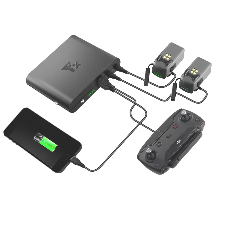 spark Drone Battery Charger Mobile Power Energy storage Bank usb port Remote Controller Mobile phone tablet Charging For DJI spark Drone Accessories 1 (7)