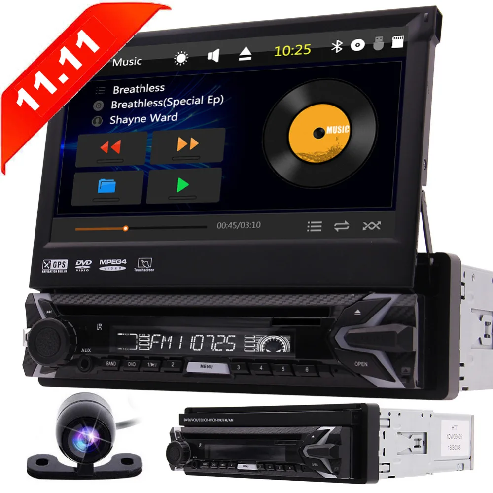 GPS Navigation 7 inch for Single Din Vehicles in Dash GPS Navigation 7 inch for Single Din Vehicles in Dash