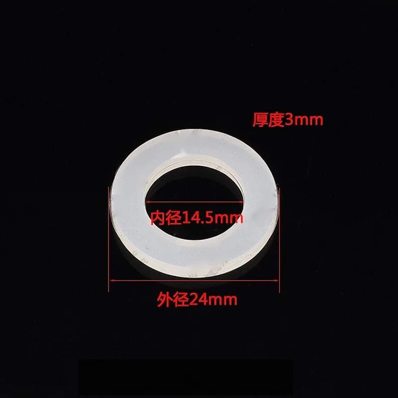 Custom Made 10x Silicone Washer Gaskets Flat Spacer Pads OD24mm ID 14.5mm 3mm Thick 24mm x | Обустройство дома