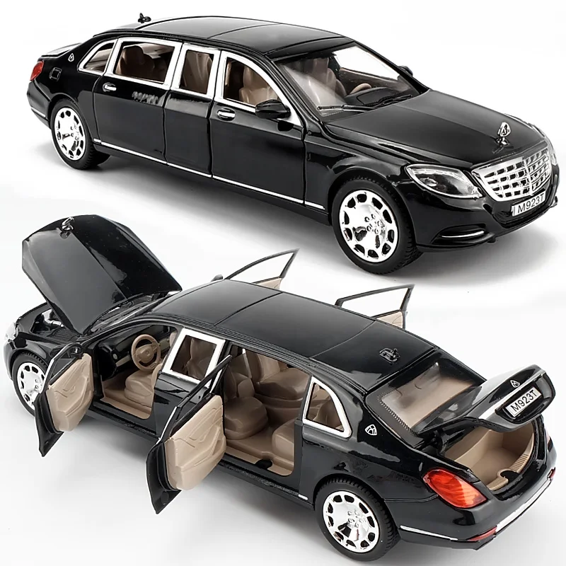 

1:24 Alloy Car Model 6 Doors Open Die Casts Vehicles Luxury Outlook Excellent Quality Red And Black Color Classic Toys For Boys