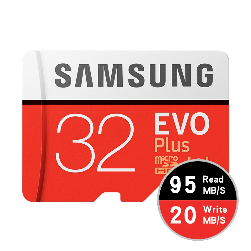 Карта Microsd SAMSUNG 256G 128 Гб 64 ГБ 32 ГБ 16 ГБ 8 ГБ 100 МБ/с./с класс 10 U3 U1 SDXC класс EVO+ Micro SD карта памяти TF флэш-карта